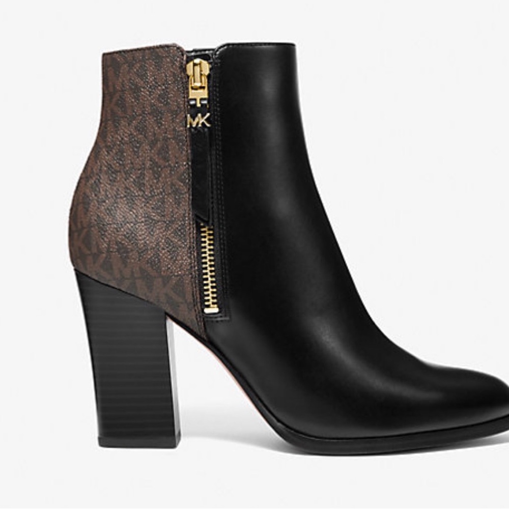 Michael Kors Black and Brown ankle boots - Picture 2 of 3